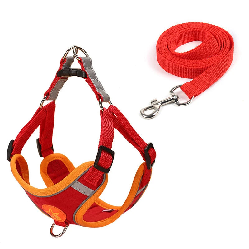 Reflective Mesh Dog Harness