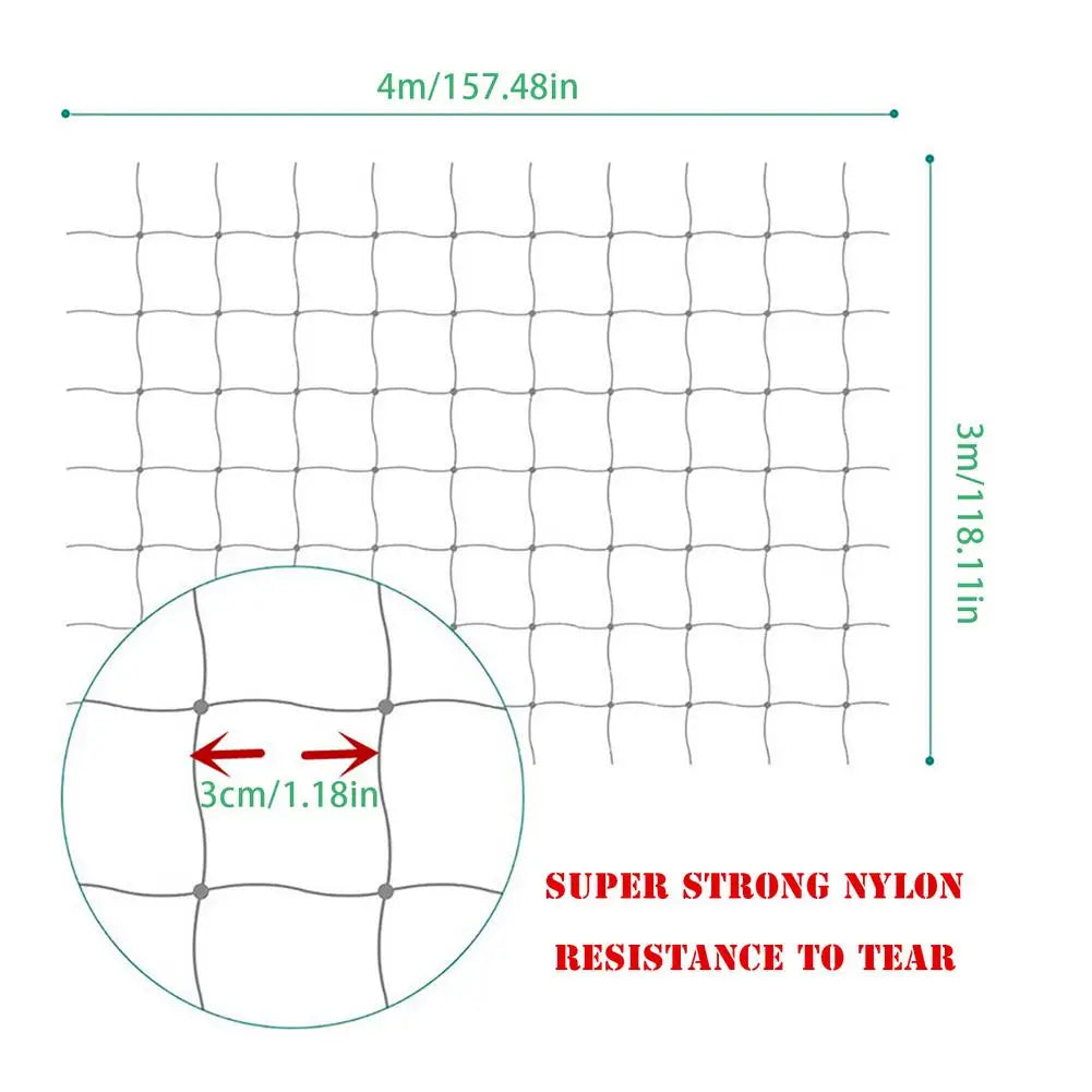 Cat Balcony Safety Net – Sturdy Nylon Pet Protection Net to Prevent Escaping & Falling