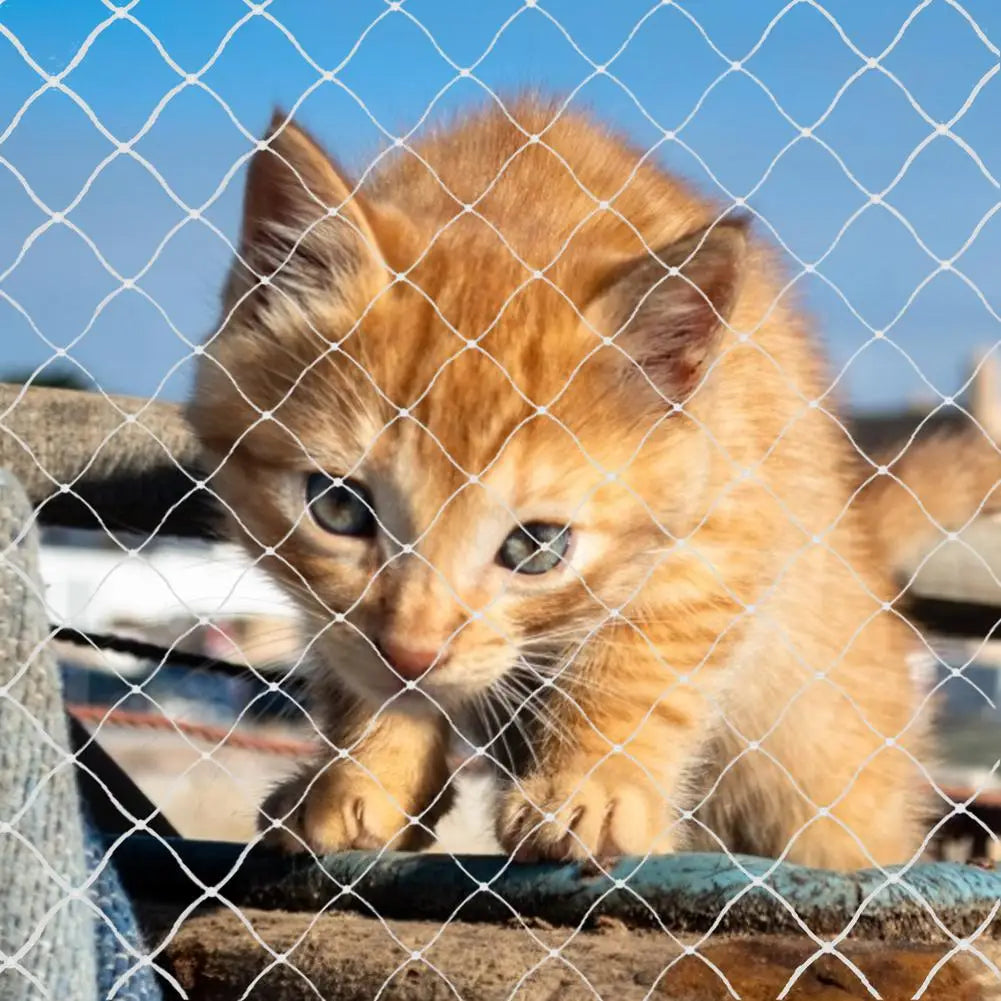 Cat Balcony Safety Net – Sturdy Nylon Pet Protection Net to Prevent Escaping & Falling