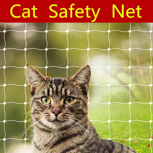 Cat Balcony Safety Net – Sturdy Nylon Pet Protection Net to Prevent Escaping & Falling