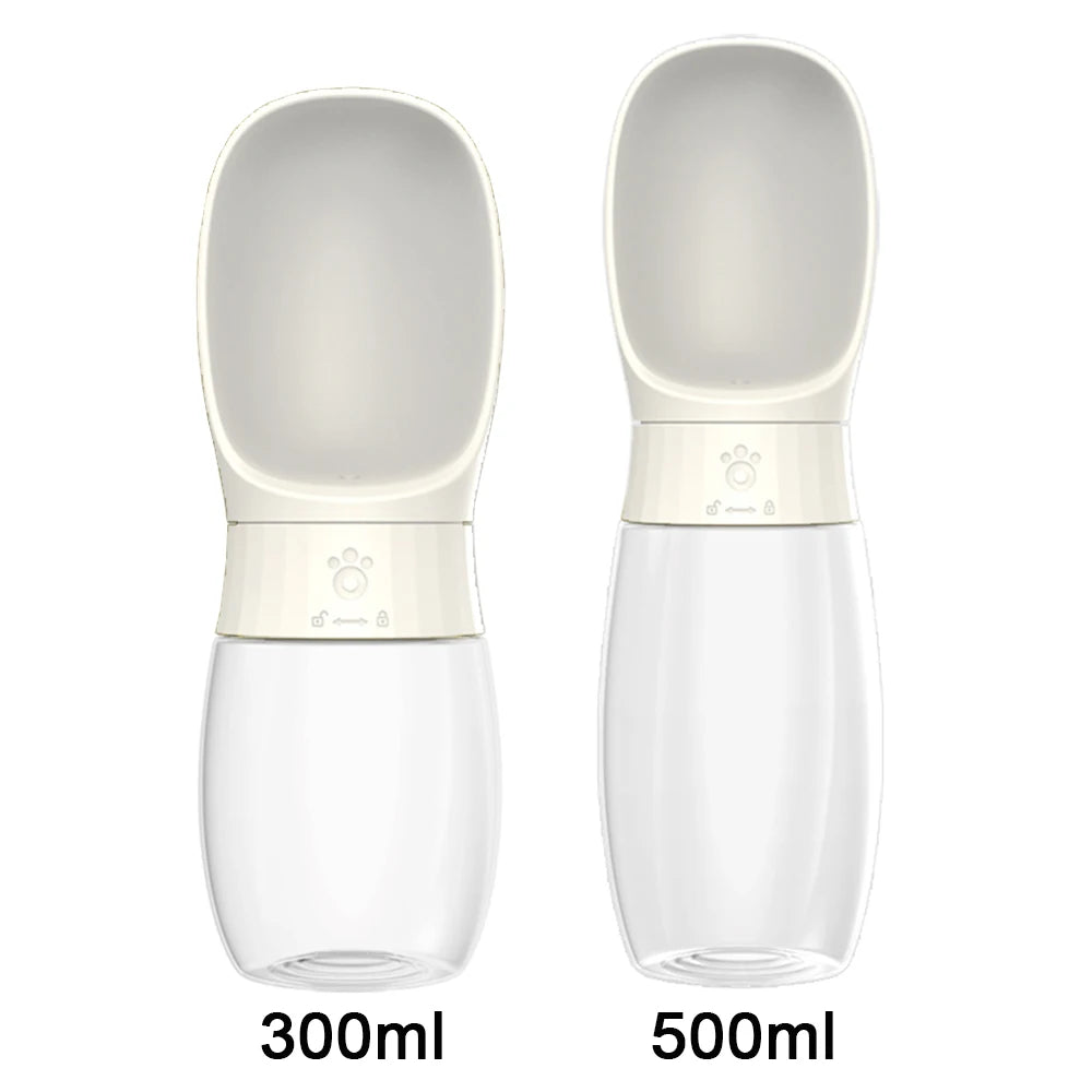 Portable Dog Water Bottle & Bowl – 500ml Travel Dispenser for Dogs & Cats | Hiking, Walking & Outdoor Use