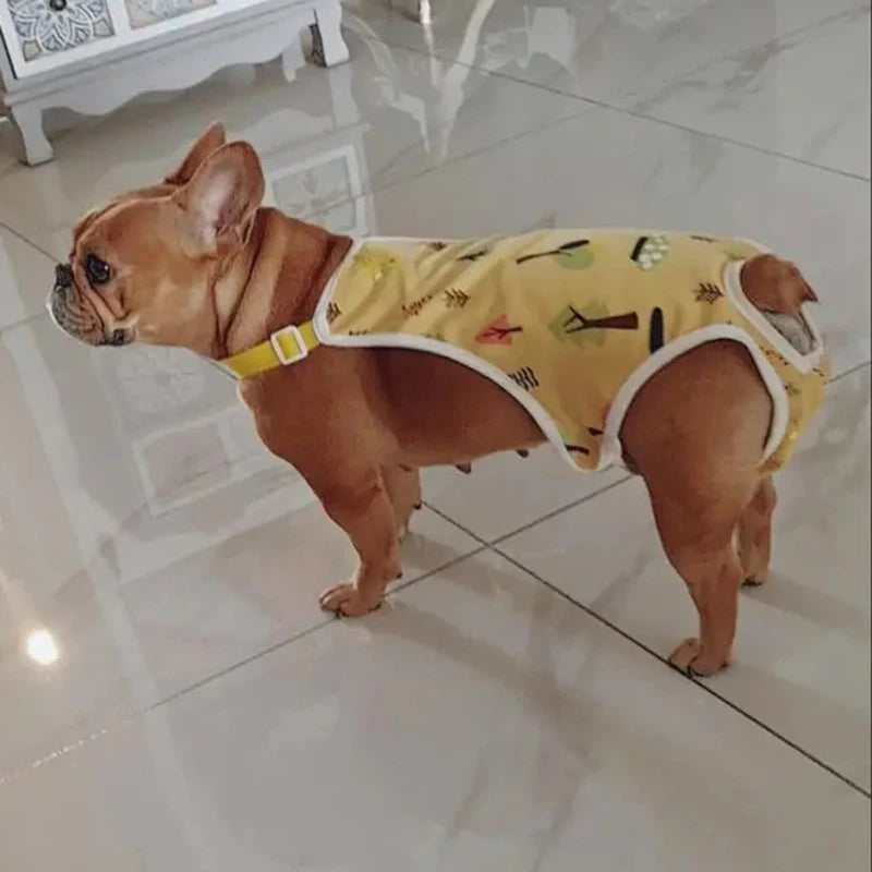 Adjustable Female Dog Physiological Pants – Washable Underwear Shorts for French Bulldogs & Small Breeds