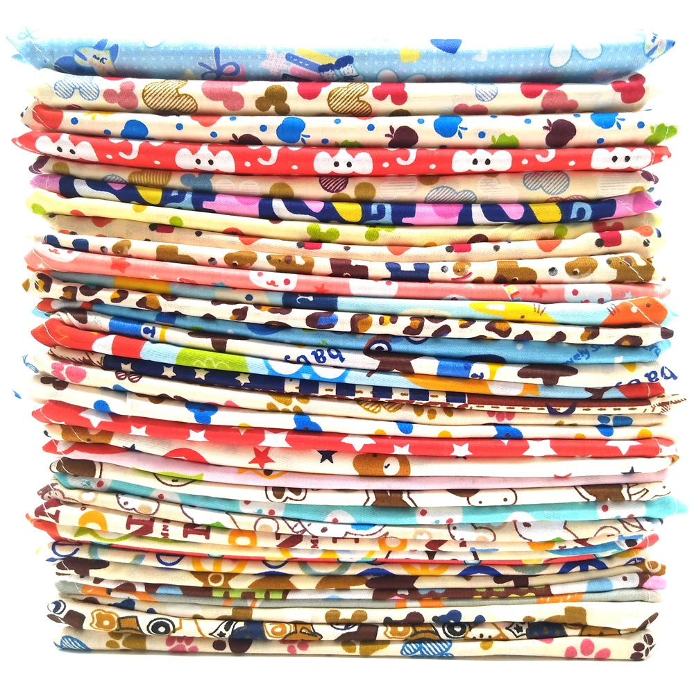 Cotton Dog Bandana Bibs – 10 Pack (S/M/L/XL)