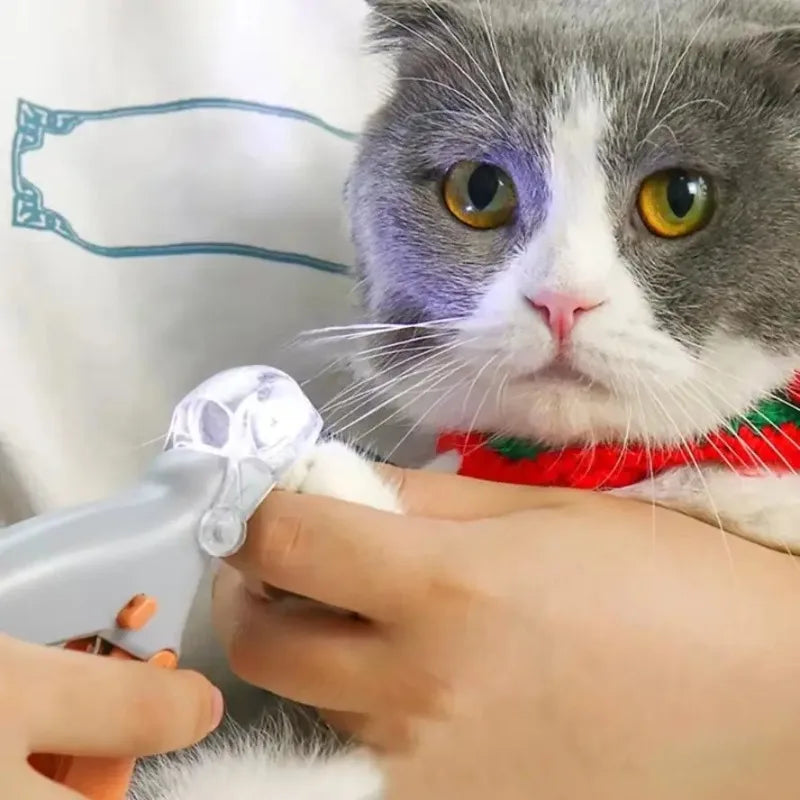 LED Pet Nail Clipper with Safety Guard