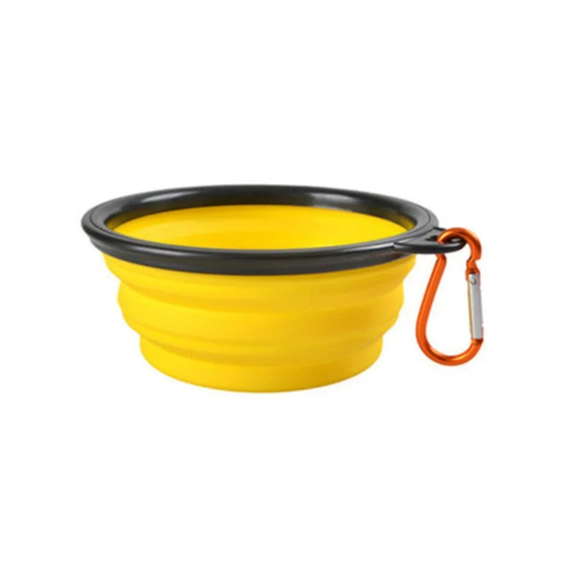 Collapsible Pet Bowl – Portable Silicone Food & Water Bowl for Cats & Dogs