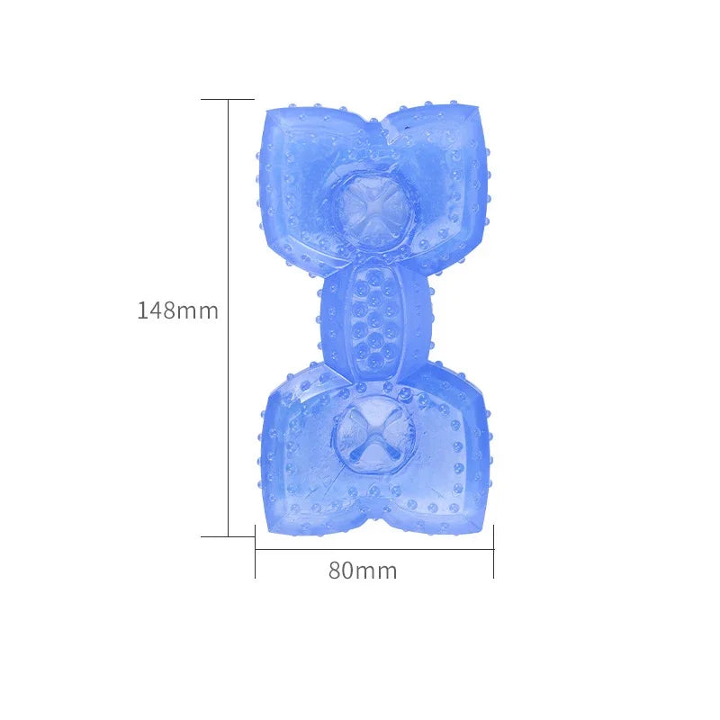 Freezable Dog Chew Toys – Ice Series Teething Balls & Bones for Summer