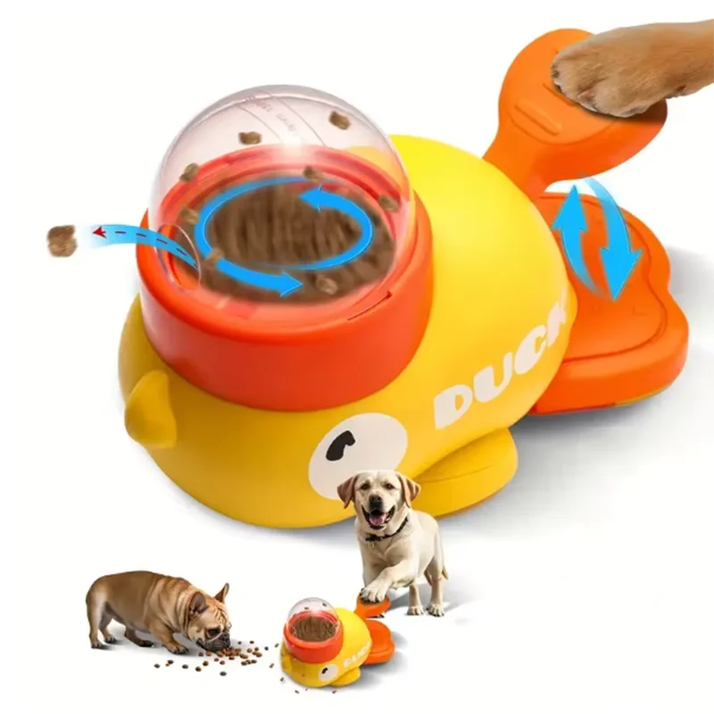 Interactive Duck Puzzle Feeder – Slow Feed & Mental Stimulation Toy for Dogs & Cats