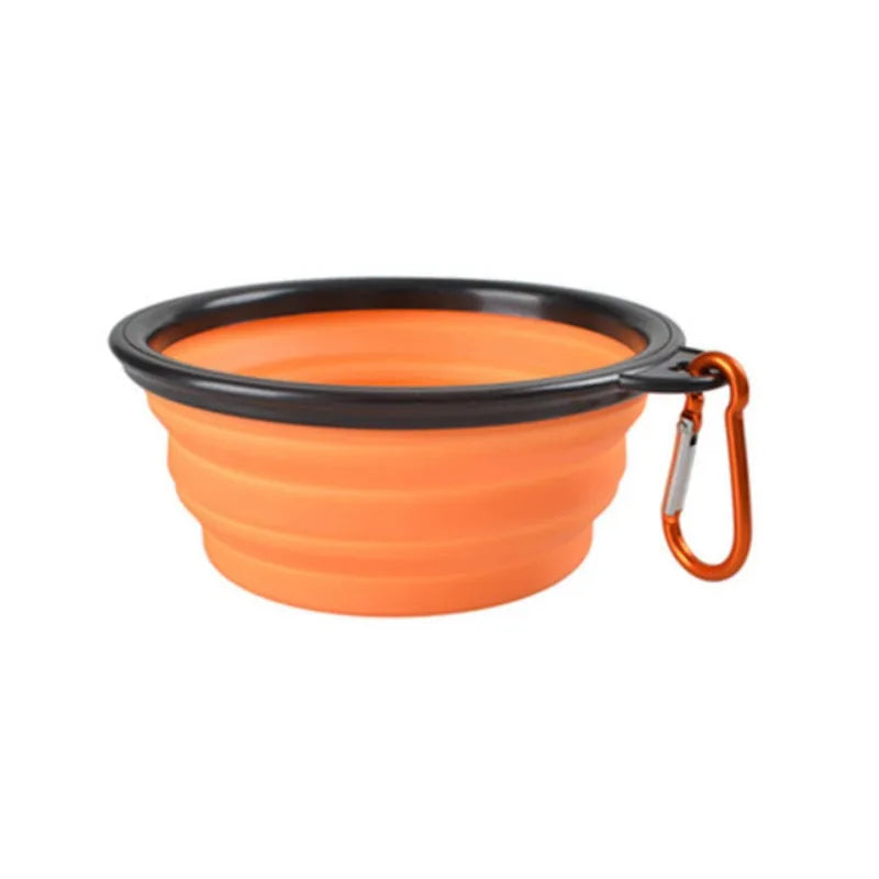 Collapsible Pet Bowl – Portable Silicone Food & Water Bowl for Cats & Dogs