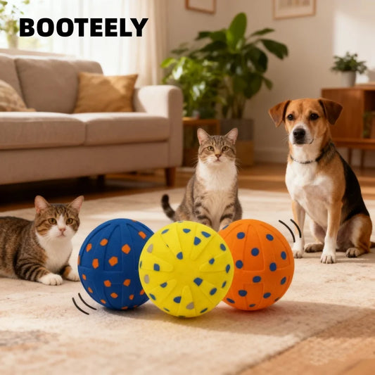 Interactive Automatic Moving Dog Ball – Bouncing & Rotating Smart Ball for Small, Medium & Large Dogs