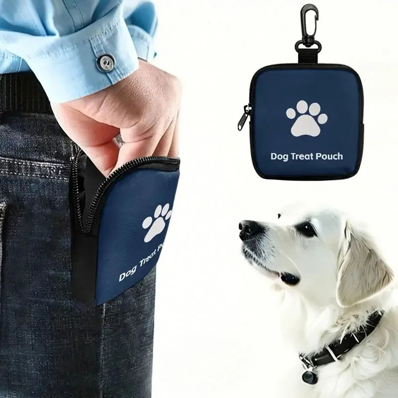 Portable Dog Treat Bag – Multifunctional Training Reward Pouch for Outdoor Use