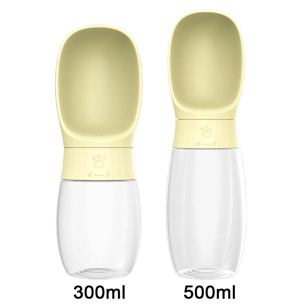 Portable Dog Water Bottle & Bowl – 500ml Travel Dispenser for Dogs & Cats | Hiking, Walking & Outdoor Use
