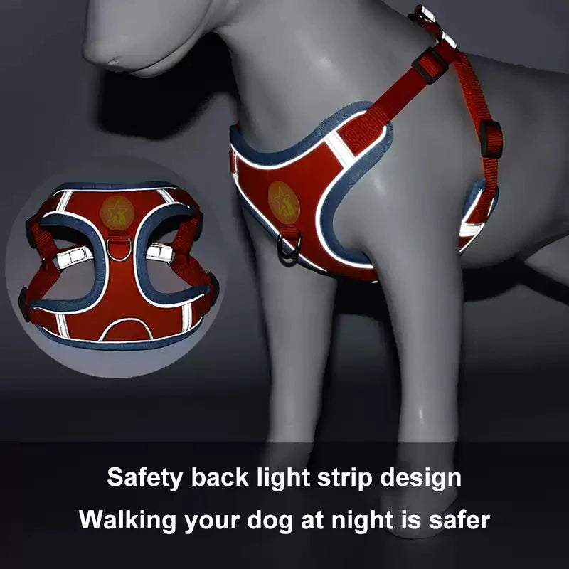 Reflective Mesh Dog Harness