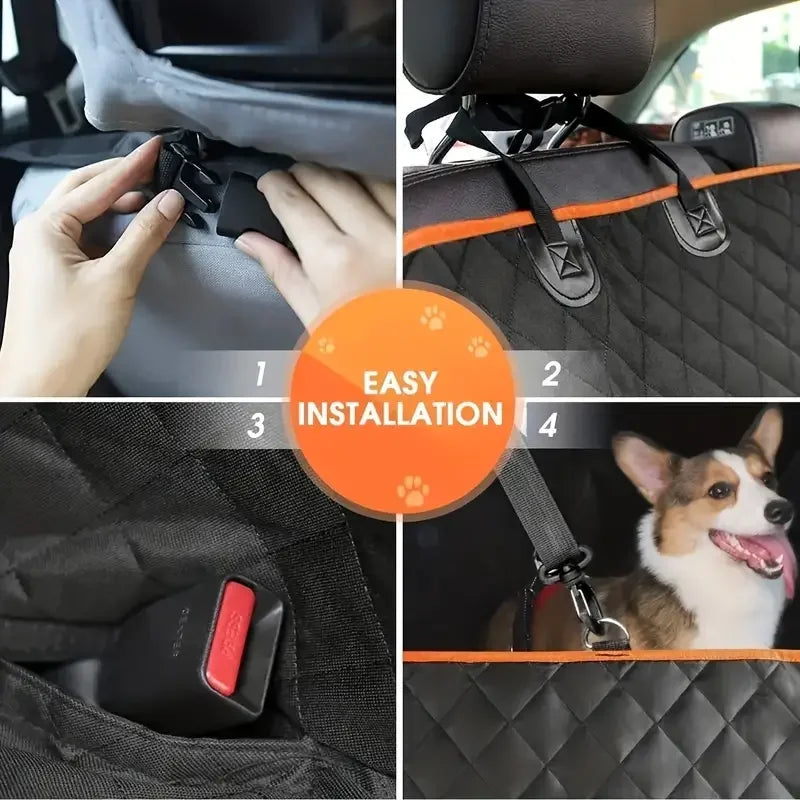 Waterproof Dog Car Seat Cover & Hammock