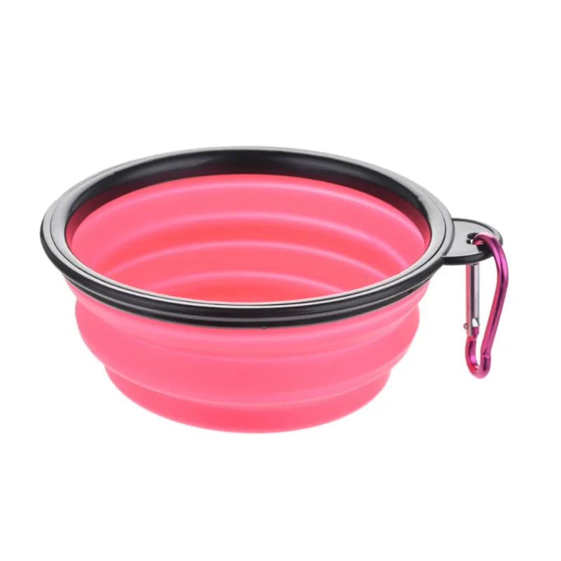 Collapsible Pet Bowl – Portable Silicone Food & Water Bowl for Cats & Dogs