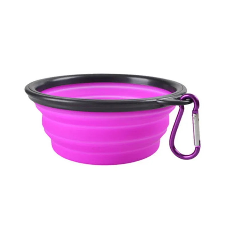 Collapsible Pet Bowl – Portable Silicone Food & Water Bowl for Cats & Dogs