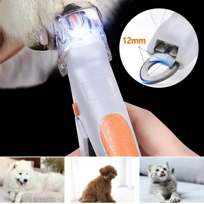 LED Pet Nail Clipper with Safety Guard