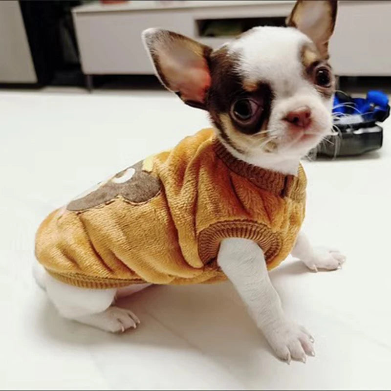 Tea Cup Dog Sweater – Cozy Fleece Pullover for Small Dogs