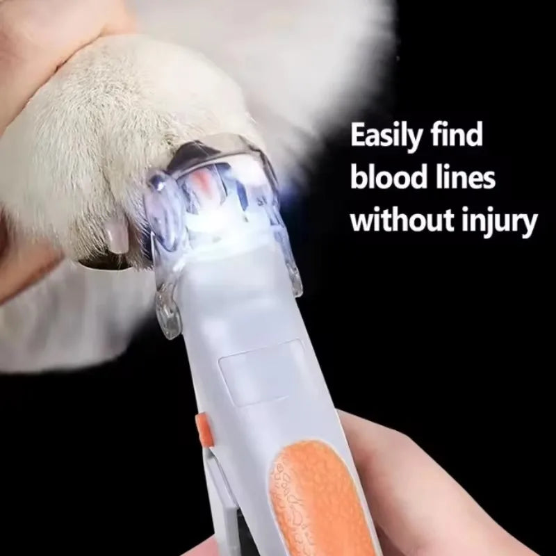 LED Pet Nail Clipper with Safety Guard