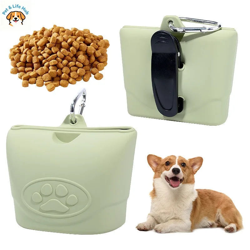 Portable Dog Training Treat Pouch – Hands-Free Snack Bag for Walks & Outdoor Training