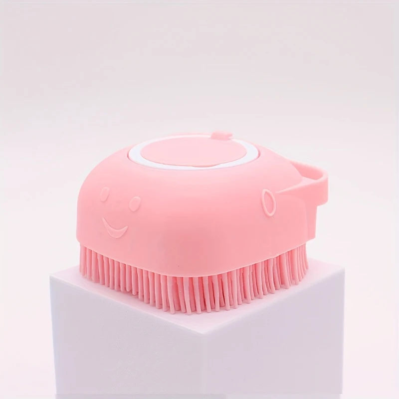Silicone Pet Bath & Grooming Gloves – Soft Massage Brush for Dogs & Cats, De-Shedding & Bathing