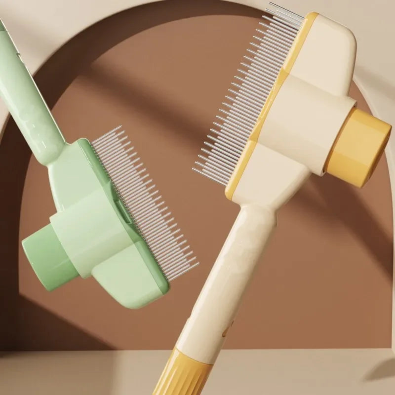 Self-Cleaning Grooming Brush