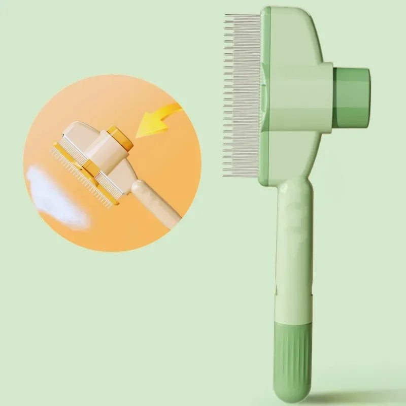 Self-Cleaning Grooming Brush