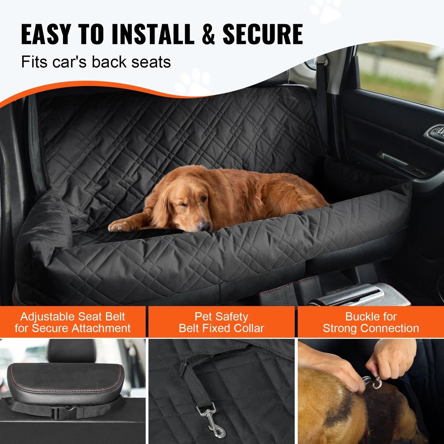 Waterproof Pet Car Seat Cover