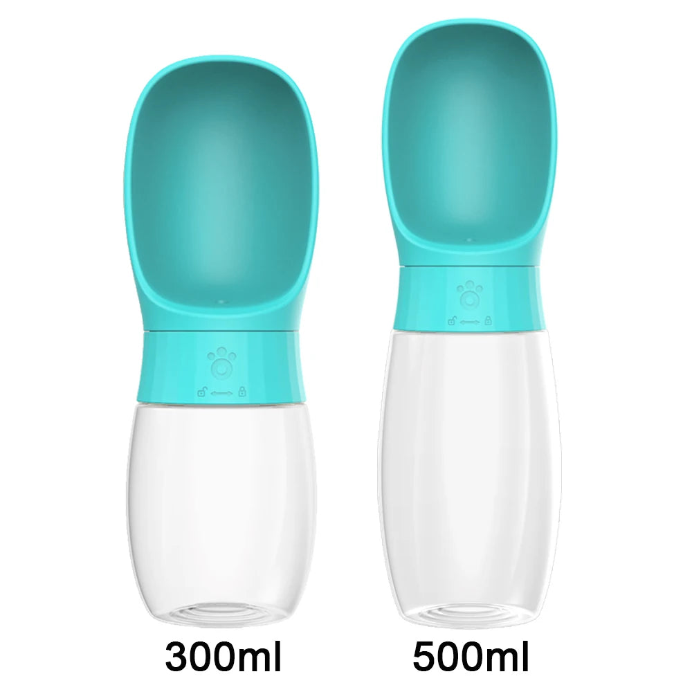 Portable Dog Water Bottle & Bowl – 500ml Travel Dispenser for Dogs & Cats | Hiking, Walking & Outdoor Use