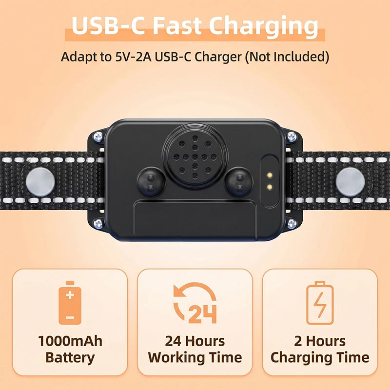 Wireless GPS Dog Fence System – Rechargeable Training Collar with Adjustable Boundary