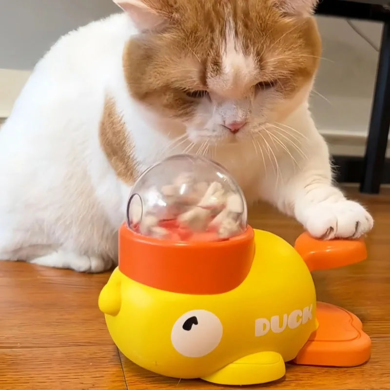 Interactive Duck Puzzle Feeder – Slow Feed & Mental Stimulation Toy for Dogs & Cats