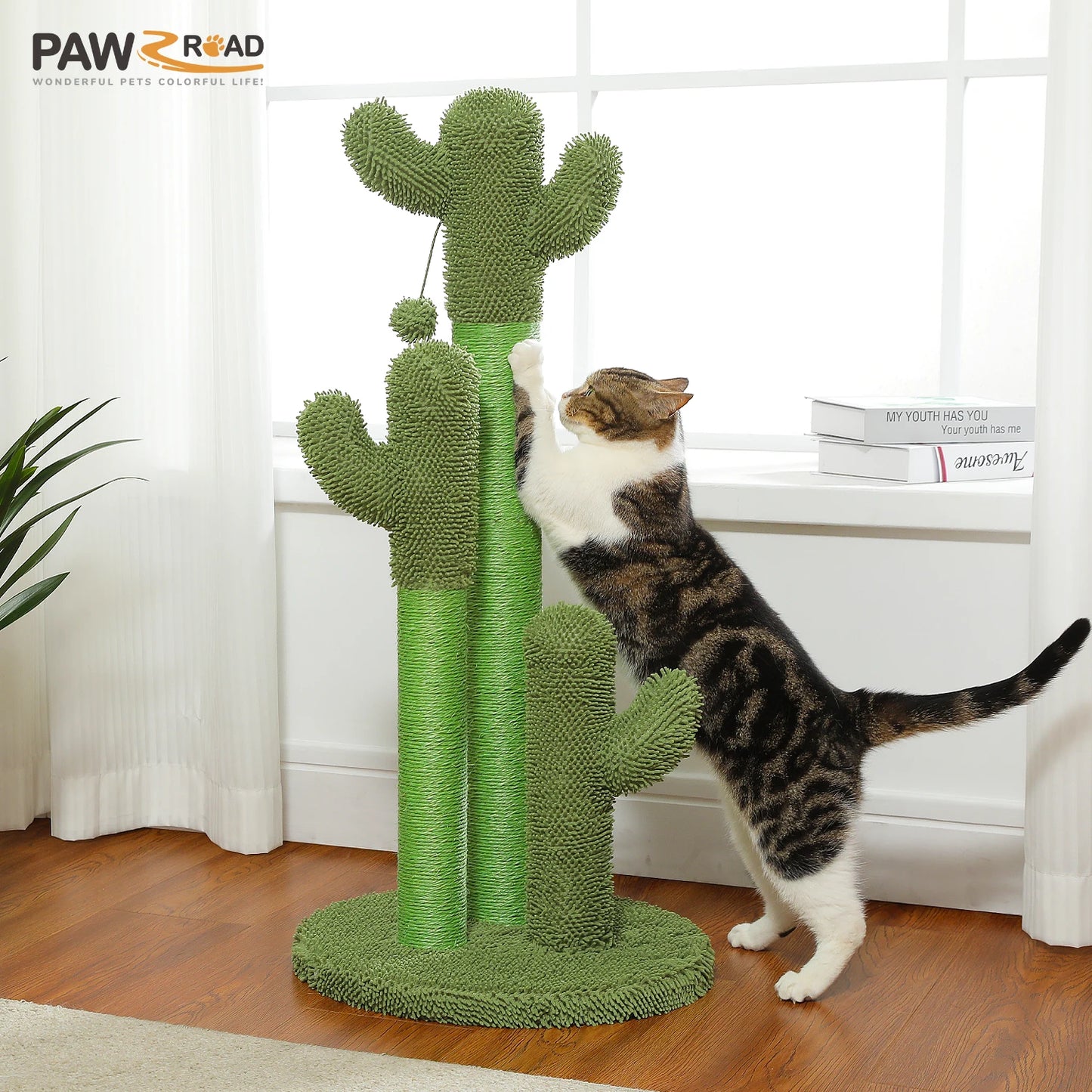 Cactus Cat Tree with Sisal Scratching Posts