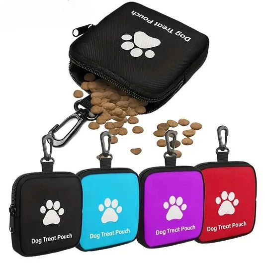 Portable Dog Treat Bag – Multifunctional Training Reward Pouch for Outdoor Use