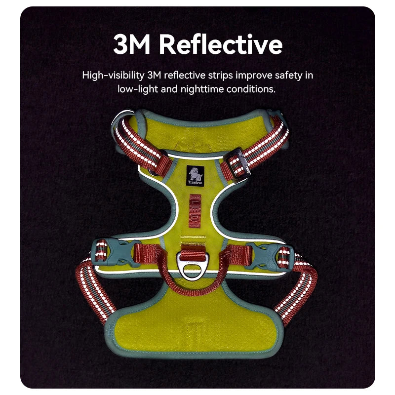 No Pull Dog Harness – Reflective & Breathable