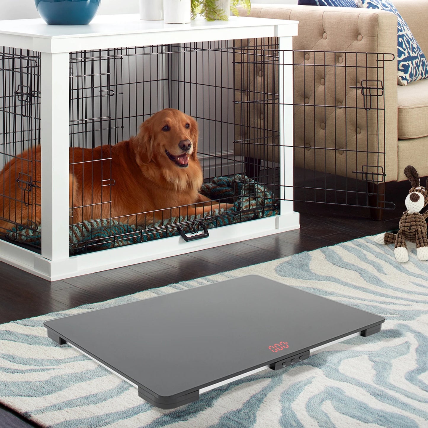 Digital Pet Scale – 100kg Capacity with LCD Display for Dogs, Cats & Small Animals
