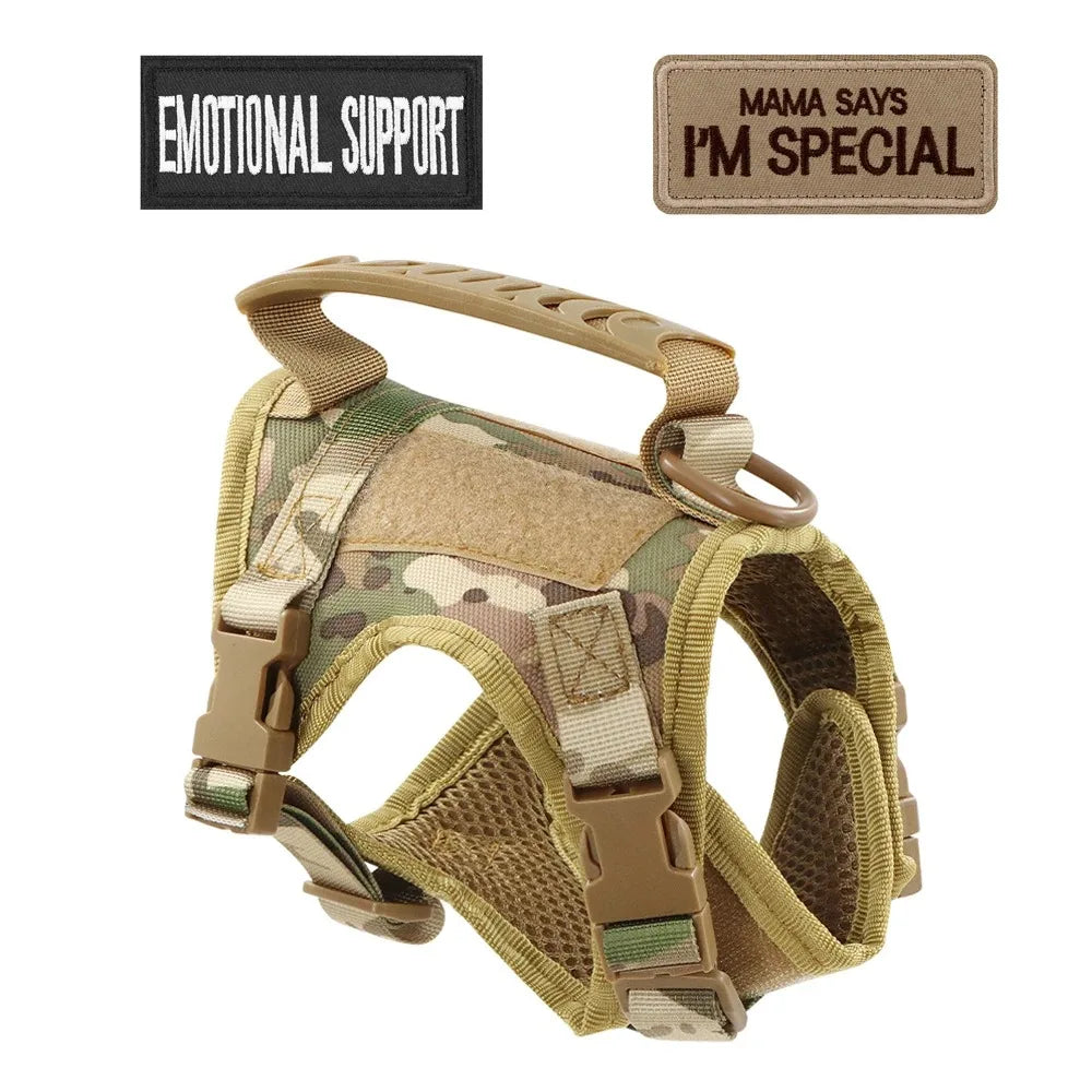 Tactical Harness Vest with Leash for Cats & Small Dogs