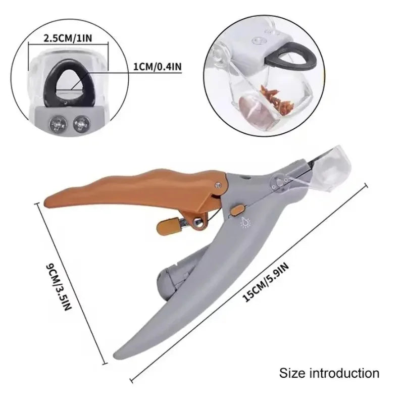 LED Pet Nail Clipper with Safety Guard