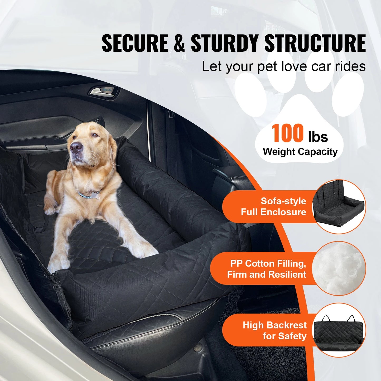 Waterproof Pet Car Seat Cover