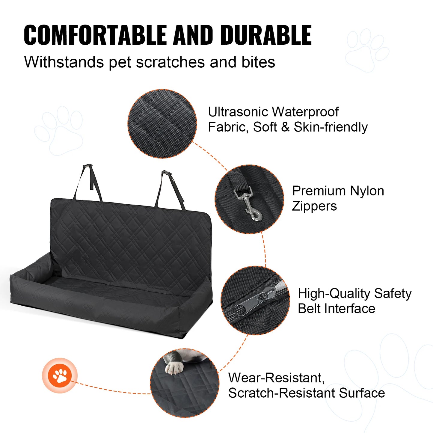 Waterproof Pet Car Seat Cover