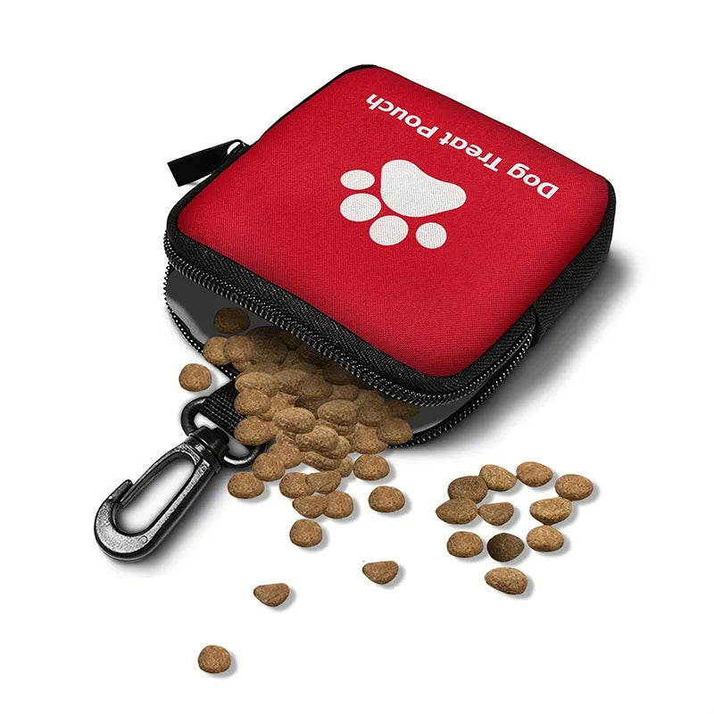 Portable Dog Treat Bag – Multifunctional Training Reward Pouch for Outdoor Use