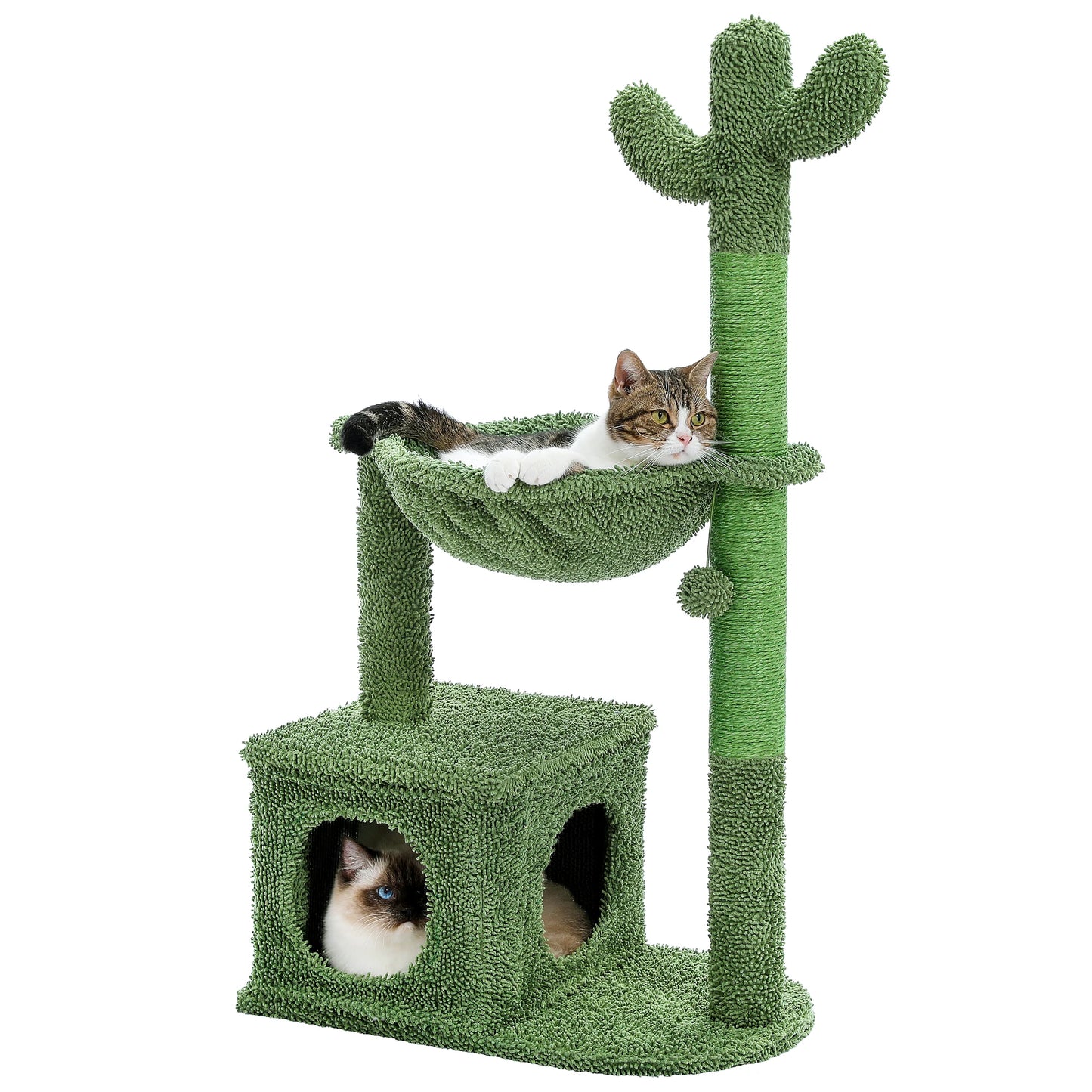 Cactus Cat Tree with Sisal Scratching Posts