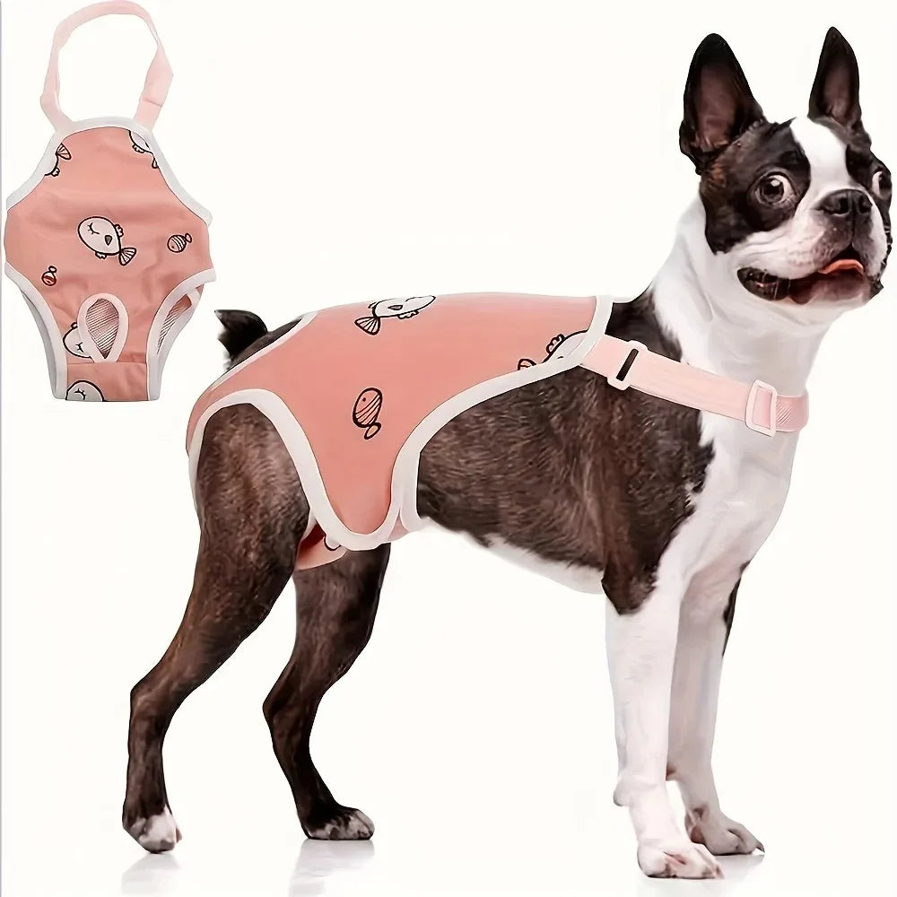 Reusable Female Dog Diapers – Washable, Adjustable & Breathable