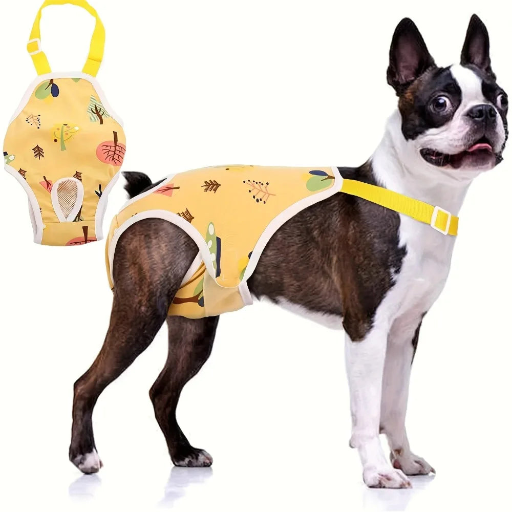 Reusable Female Dog Diapers – Washable, Adjustable & Breathable