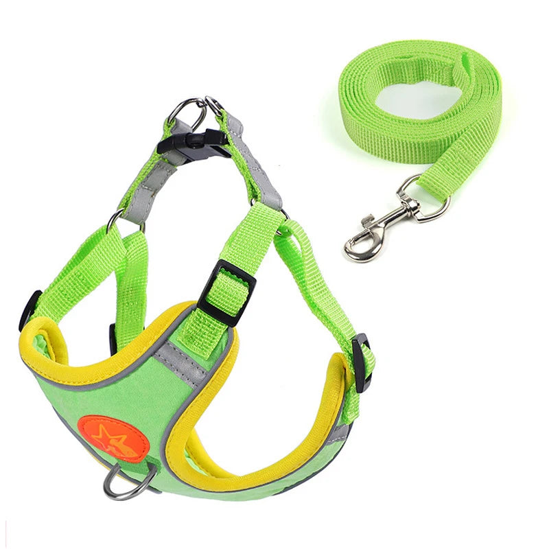 Reflective Mesh Dog Harness