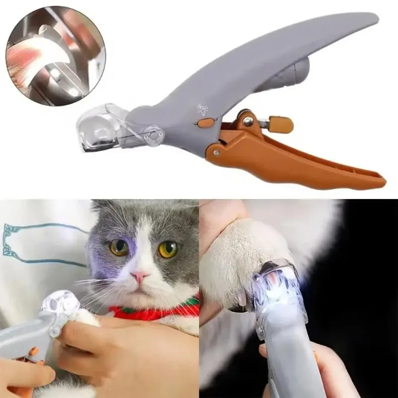 LED Pet Nail Clipper with Safety Guard