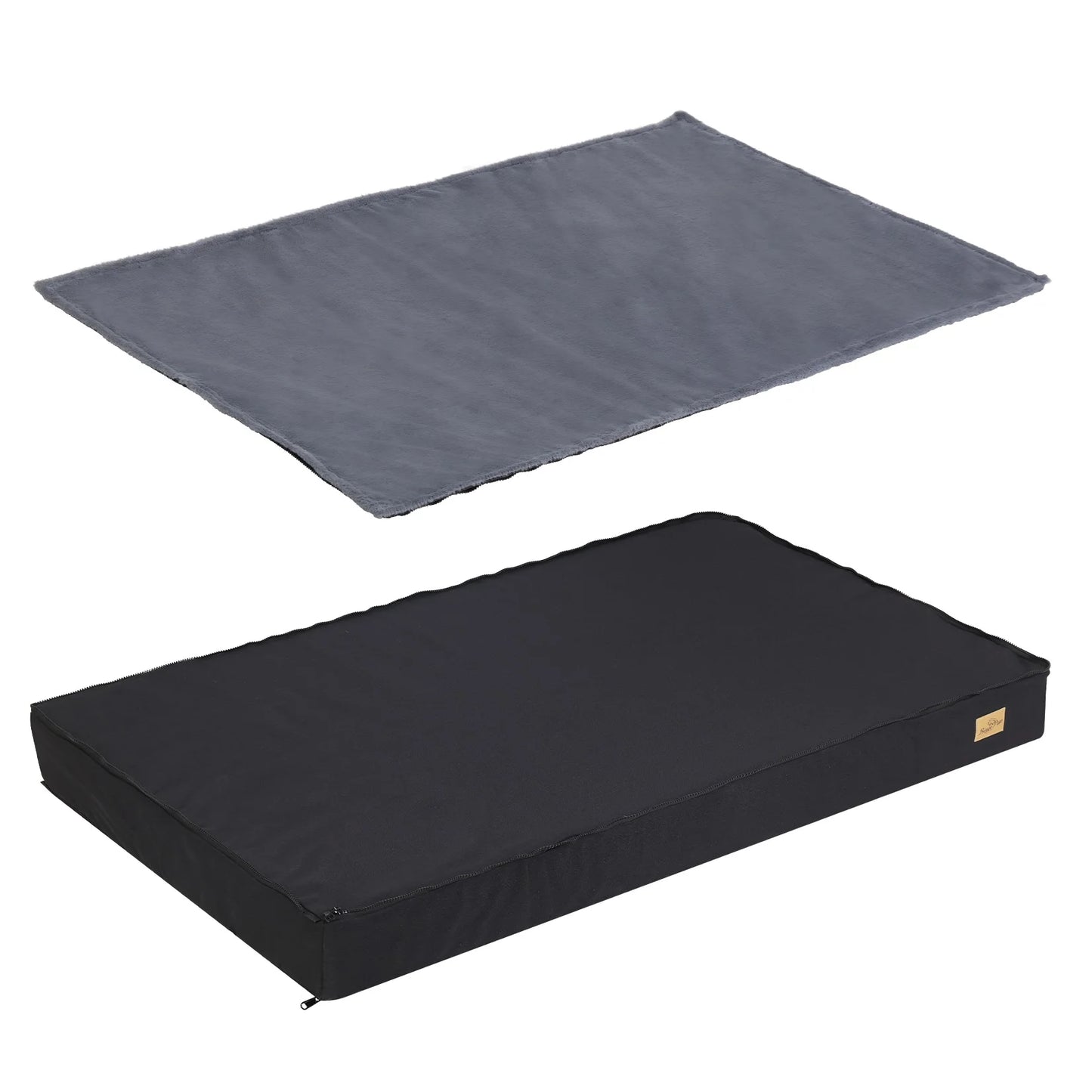 Jumbo Orthopedic Dog Bed with Memory Foam & Washable Cover
