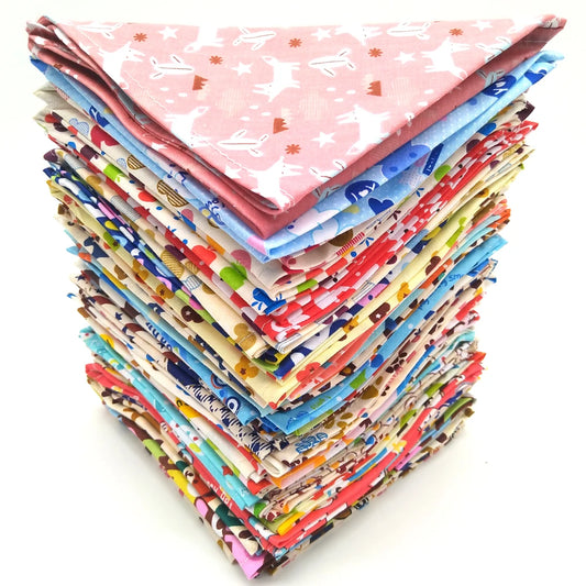 Cotton Dog Bandana Bibs – 10 Pack (S/M/L/XL)