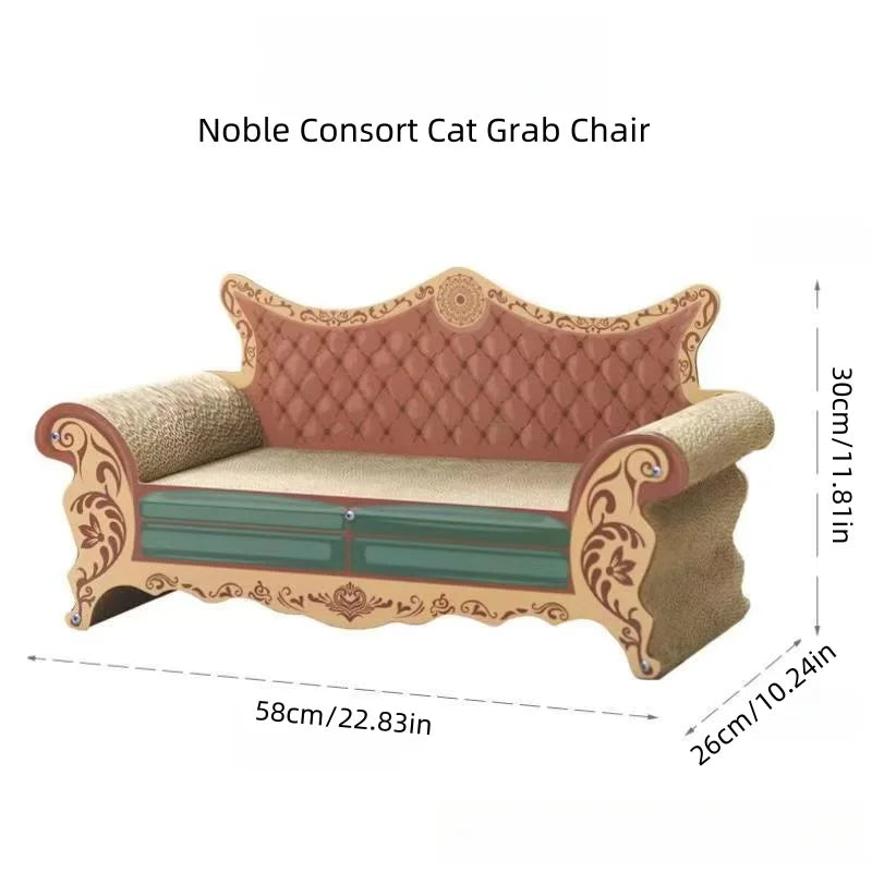 L-Shaped Cat Scratch Board & Bed