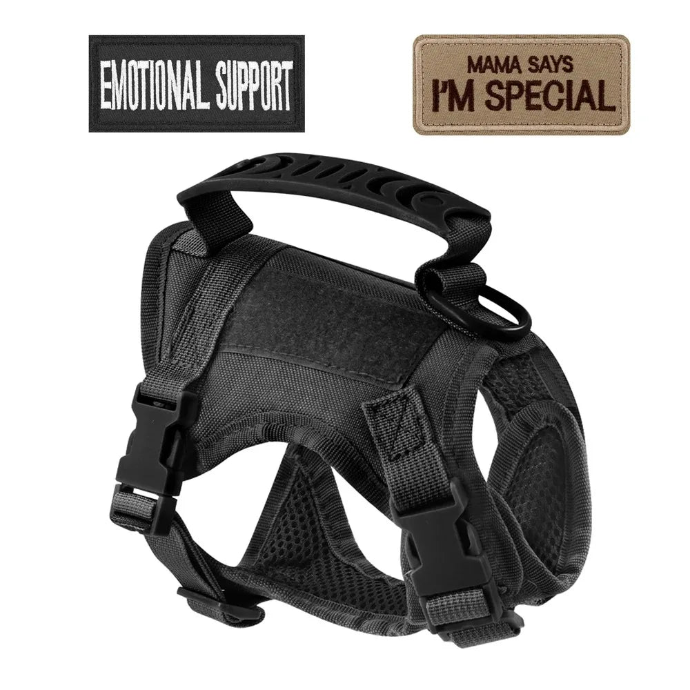 Tactical Harness Vest with Leash for Cats & Small Dogs
